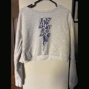 Free People Movement Light Lightning Crop Sweatshirt